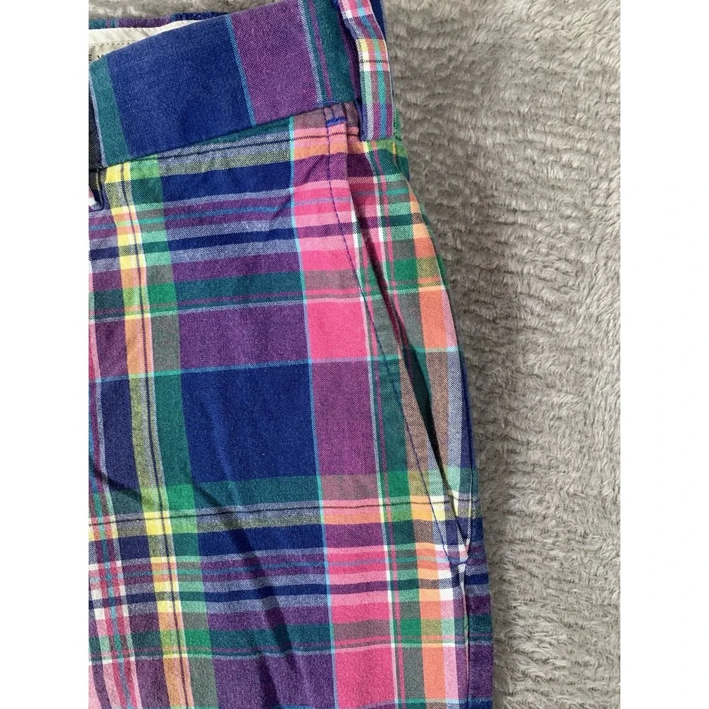 Polo Ralph Lauren Shorts Men's 32 Blue Pink India Madras Plaid 9